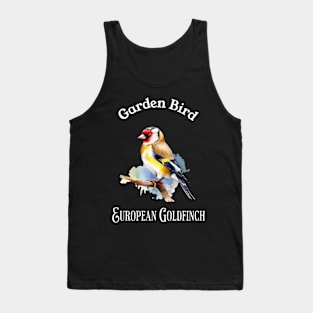 Garden Bird European Goldfinch Tank Top